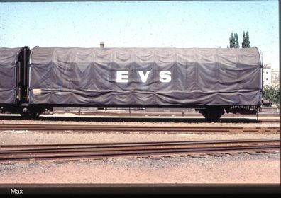 Jouef HJ6237 SNCF, 3-achs. Schiebeplanenwagen EVS bla Spur H0