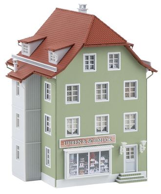 Faller 191791 Stadthaus mit Juwelier Spur H0