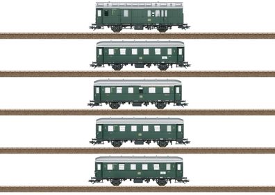 Trix 23225 Reisezugwagen-Set DB III 5-tlg. MHI 2023 Spur H0