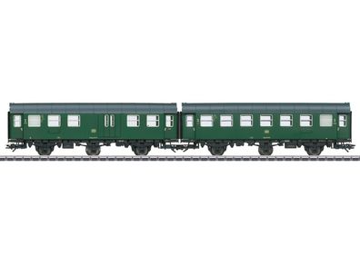 Maerklin 43196 Umbauwagen-Paar 2. Kl. + Gep. DB Spur H0