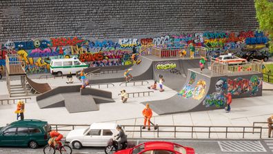 Noch 66834 H0 micro-motion Skatepark Limitiert Spur H0