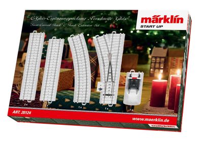 Maerklin 20124 C-Ergänzungspack verschneite Gleise Spur H0