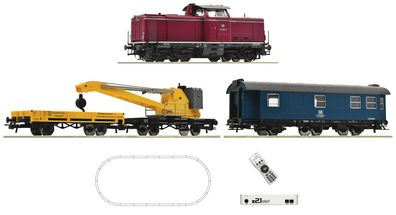 Roco 5110004 z21 Start Diesellok BR 211 mit Kranzug D Spur H0