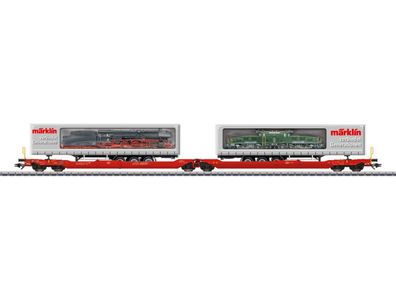 Maerklin 47477 Doppel-Taschenwagen DB AG Märklin-Werksv Spur H0
