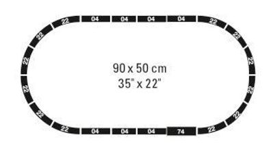 Trix 11148.4 Minitrix Gleisoval Radius 2 - ohne OVP! Spur N
