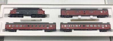 Maerklin 28524 Zugset 4tlg Schnellzug DSB m. Diesellok Spur H0