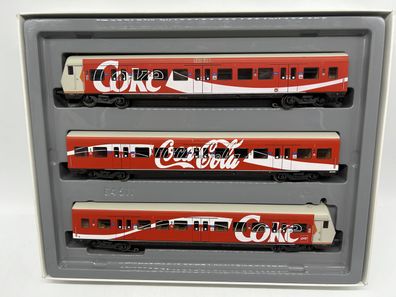 Maerklin 4393 Wagenset S-Bahn Coca-Cola 3tlg. Ausstell Spur H0