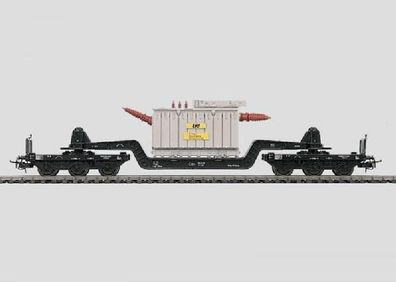 Maerklin 4617 Tiefladewagen m. Trafo DB Spur H0