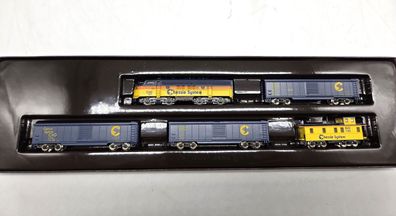 Maerklin 8106 Güterwagenzug USA Chessie System F 7 NEU Spur Z
