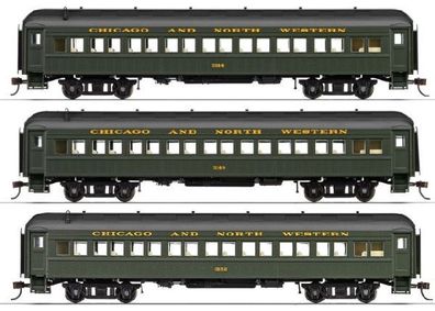 Rivarossi HR4036 Schnellzug-Set Typ BA 60 ft. 3-teilig Spur H0