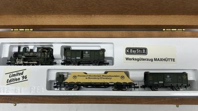 Trix 11412 BAY Tenderlok + 4 Güterwagen Spur N