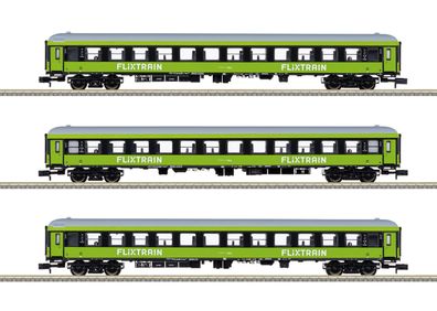 Trix 15462 Schnellzugwagen-Set Flixtrain 3-tlg. MHI Spur N