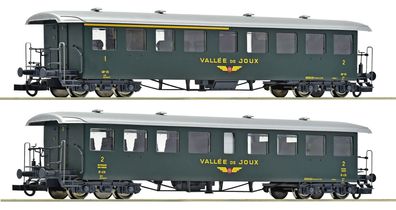 Roco 6200198 2-tlg. Set: Seetalbahnwagen Spur H0