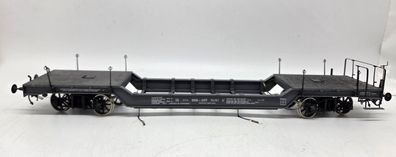 Micro Metakit 0002 Tiefladewagen 32 T SBB-UAIK, grau schwa Spur 0