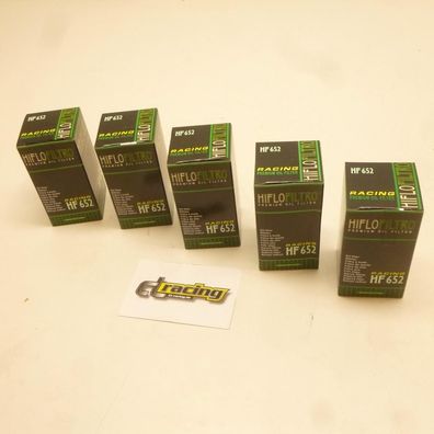 5x Hiflo HF652 Ölfilter oilfilter passt an Ktm Exc Sxf Smr passt an GasGas Mc-f