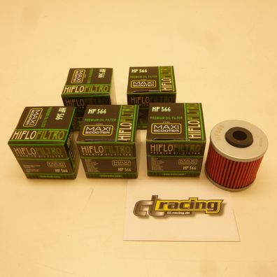 5x Hiflo HF566 Ölfilter oilfilter passt an Kawasaki J 125 300 passt an Kymco 150
