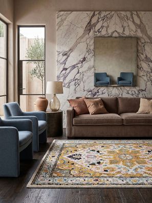 Wollteppich orientalisch traditionell floral Vintage edel - SOAR Kadima