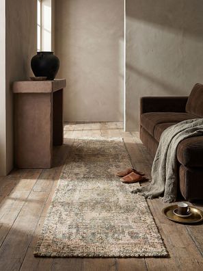 Juteteppich Vintage orientalisch traditionell robust rutschfest - DEEPE Kadima