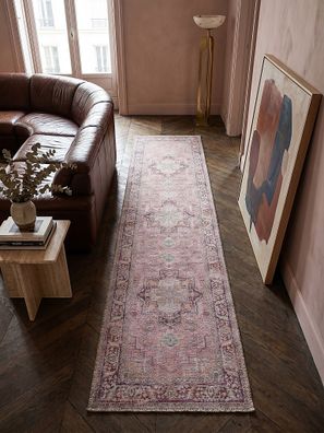 Teppich waschbar Vintage traditionell Shabby Chic recycelt - HALD Kadima
