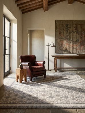 Waschbarer Teppich Kurzflor geometrisch Mosaik - RIDGE Kadima Design