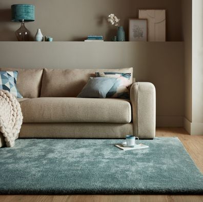Hochflor Teppich Kunstfell waschbar weich Woll-Look - LUNE Kadima Design