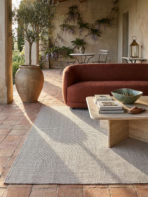 Waschbarer Teppich Uni Kurzflor modern einfarbig Wohnzimmer - NORA Kadima Design