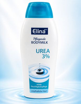 250ml Elina Bodymilk Urea 3% Körperlotion für empfindliche Haut Pflege Body Milk