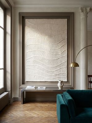 Wollteppich abstrakt Hoch-Tief-Struktur modern Designerteppich - CARVE Kadima Design