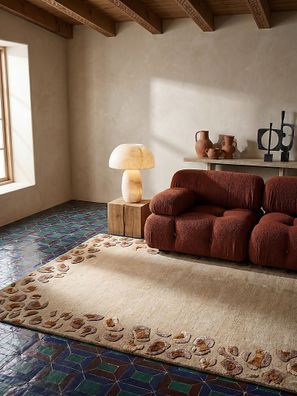 Wollteppich Tiermotiv Kurzflor modern weich Designerteppich - SABLE Kadima Design