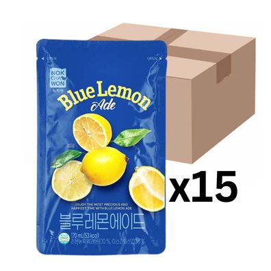 15er-Pack Nokchawon Blue Lemon Ade Beutelgetränk 170ml