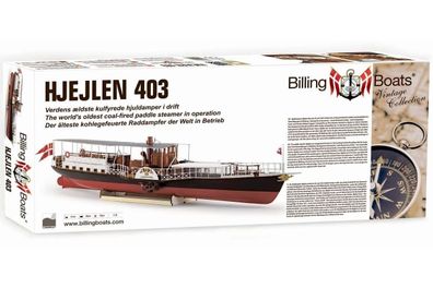 BillingBoats Billing Boats S/S Hjejlen RC Boot 1:33 Krick BB0403 Bausatz