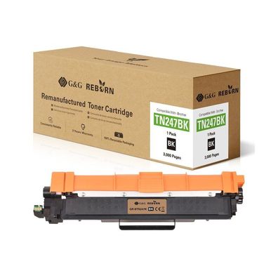 G&G Reborn-Toner kompatibel mit Brother TN-247BK