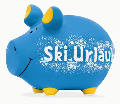 Sparschwein Company Sparschwein "Ski Urlaub" | B12,5×H9×T9
