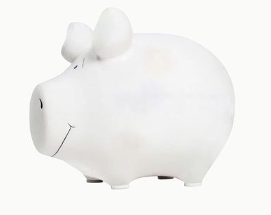 Sparschwein Company Sparschwein "weiß" | B12,5×H9×T9 - Zum Bemalen