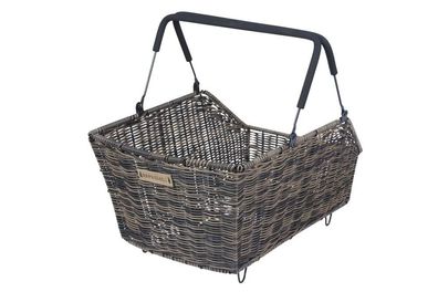 Basil Gepäckträgerkorb Cento Rattan Look Gepäckträgerkorb 22 Liter - braun - wetterfe