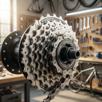 Shimano Kassette ACERA CS-HG41 8-fach Kassette - Abstufung 11 bis 32 Zähne