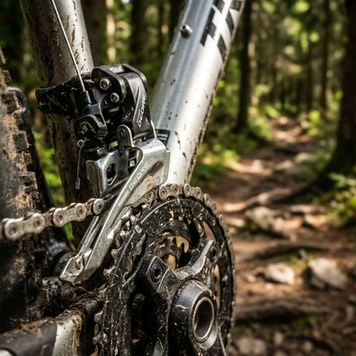 Shimano Deore FD-M6000 Umwerfer 3-fach MTB Schelle Front-Pull - präzise Schaltperform