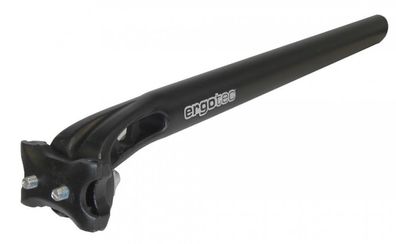 Ergotec Patentsattelstétze Hock Evolution ß 27,2mm 400mm schwarz/matt Alu