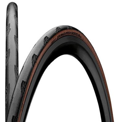 Continental Reifen Grand Prix 5000 28x1.10 Zoll 28-622 schwarz braun faltbar - Faltre