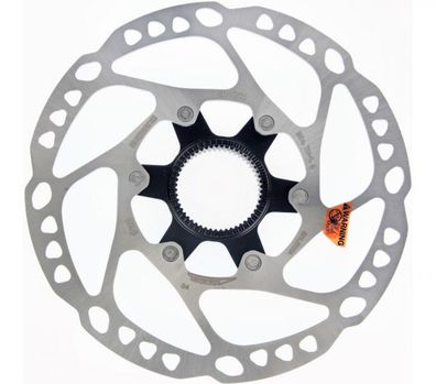 Shimano Bremsscheibe SM-RT64 160 mm Center Lock - mit Innenverzahnung und Verschlussr