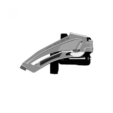Shimano Umwerfer CUES 10-/11-fach Schelle Dual-Pull Top Swing 40/46Z - Präzise Fronts