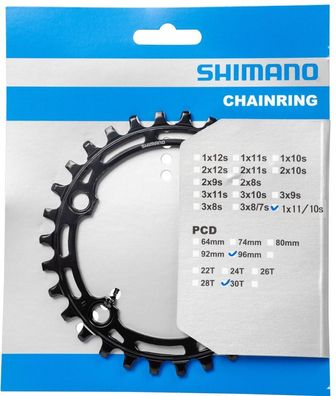 Shimano DEORE FC-M5100 Kettenblatt 30 Zähne - MTB Kettenblatt fér 1x12-fach Antrieb