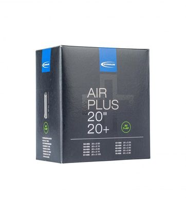 Schwalbe AV7LAP AIR PLUS Schlauch 20 Zoll (54/70-406) - Pannensicherer E-Bike Fahrrad