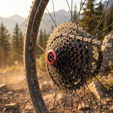 SunRace CSMX3 TAZ Kassette 10-fach 11-46 Zähne - Wide Ratio MTB Kassette mit Fluid Dr