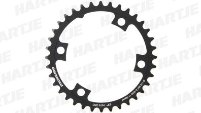Stronglight Kettenblatt CT2 110mm 39 Zähne fér Shimano Dura Ace 9000 - Schwarz 4-Arm