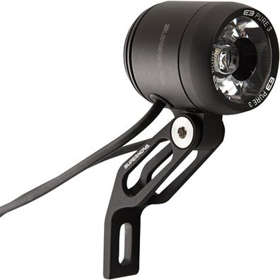 Supernova E3 Pure 3 Dynamoscheinwerfer - extrem heller, minimalistischer LED-Fahrrads