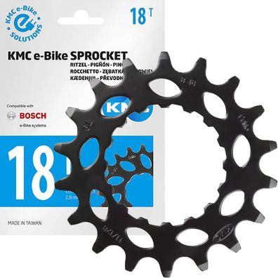 KMC E-Bike Ritzel 1/2x11/128" CrMo 18z fér Bosch Active/ Performance - Antriebsritzel