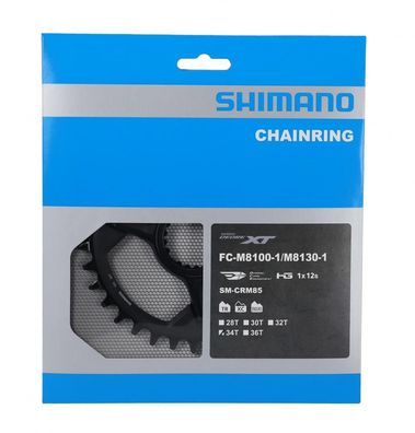 Shimano Kettenblatt DEORE XT FC-M8100/8120/8130 34 Zähne - präzise 1-fach-Performance