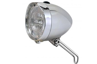 Union Dynamo-Scheinwerfer LED chrom Stvzo UN-4935 mit Schalter 40 Lux