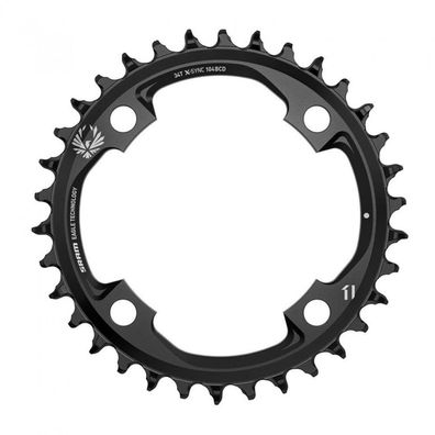 SRAM Kettenblatt X-Sync Eagle 32T / 0 mm / Aluminium / schwarz - 0 mm, schwarz